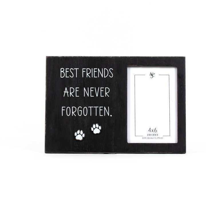 Devanie At Home (Formerly Adams & Co.) - Wholesale Picture Frame - 11828 - 10x7 wood photo frame for 4x6 photo (FRIEND) PETS2
