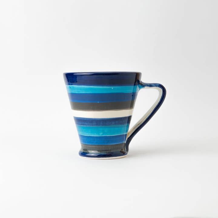 Alfar Tierra Cocida - Wholesale Coffee Mug - Coffee Ceramic Mug 300 ml/NAZAR Blue