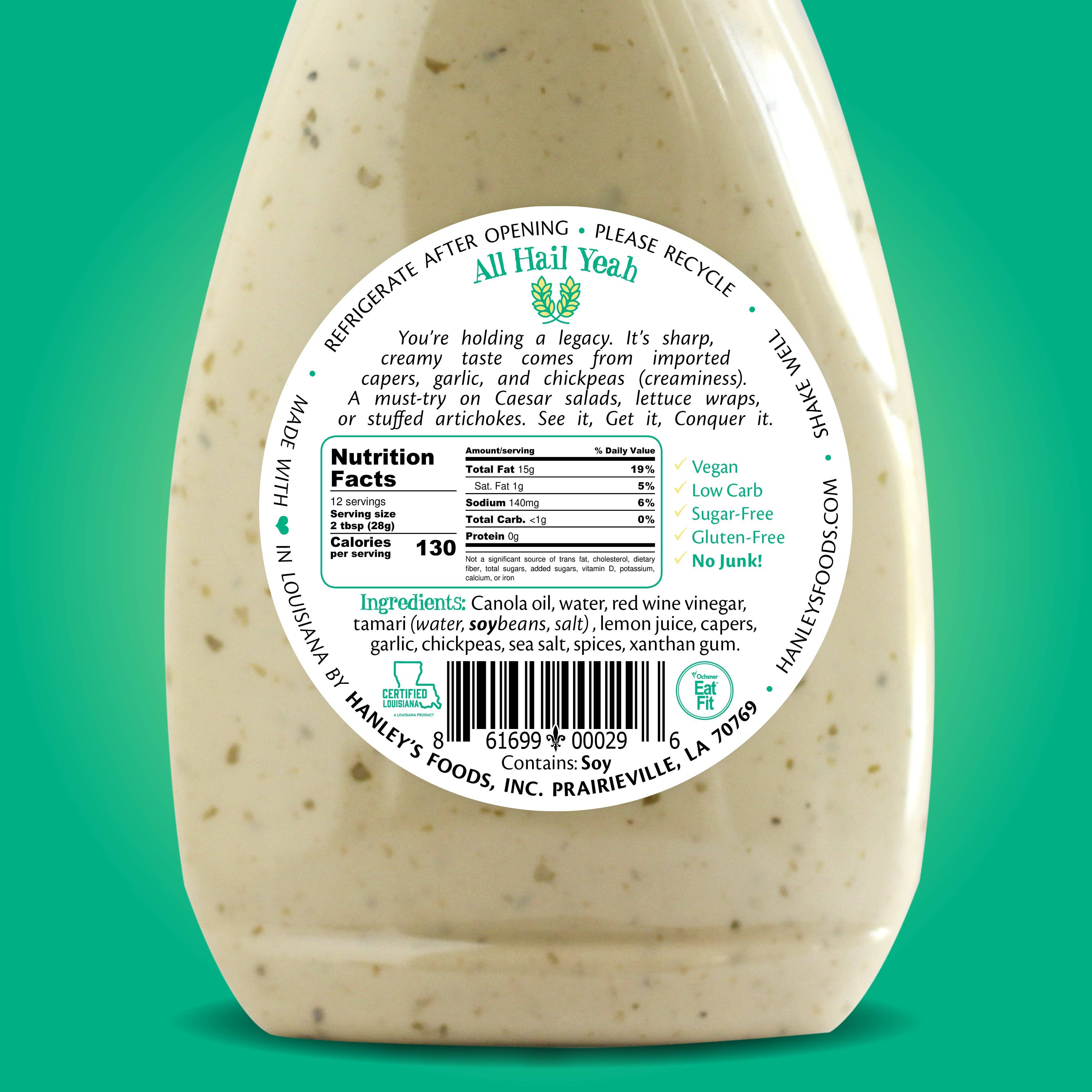 Hanley's – Molho para salada por atacado – Curativo Caesar3