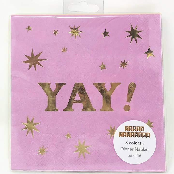 Party Partners - Wholesale Disposable Napkin - Dinner Napkins Yay! Set of 164