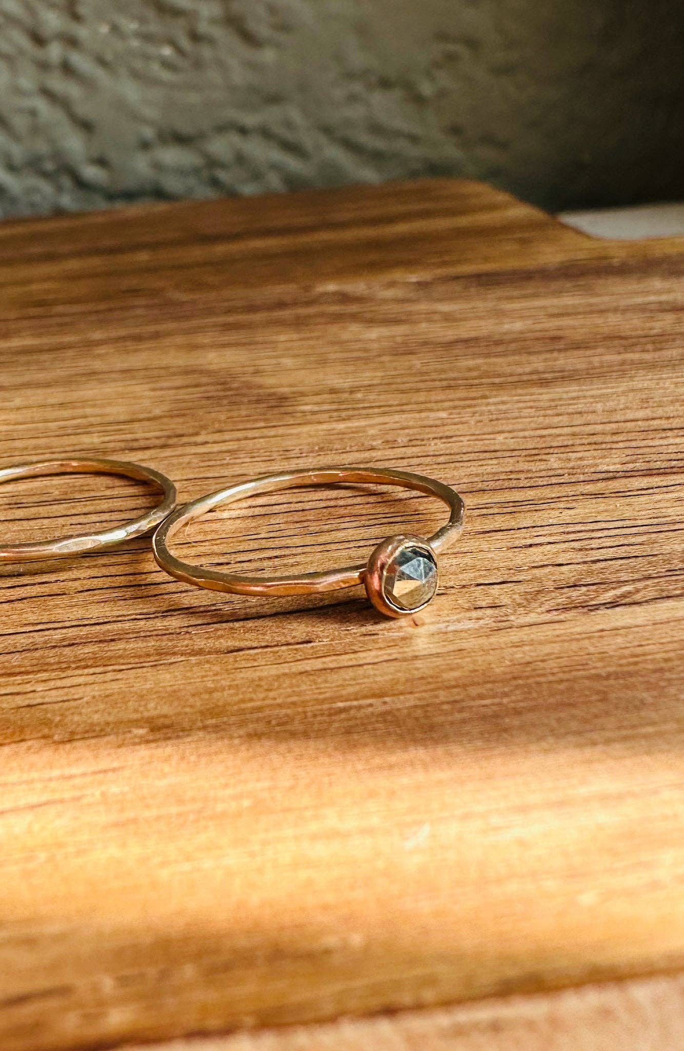 Notions of Lovely - Wholesale Multi-Stone Ring - Skinny Mini Jeweled Stacker Rings - 14k Gold Fill8