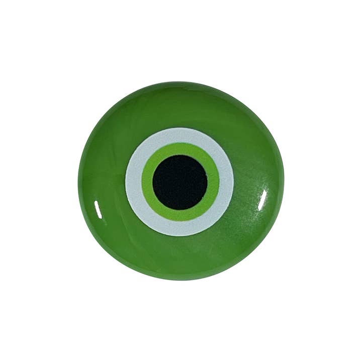 Lifeforce Glass, Inc. – wholesale Spiritual stone/crystal – Printed Evil Eye Palm Stone2