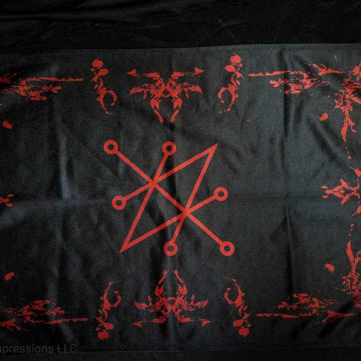 Azazel Altar Cloth for wholesale by Goetic Impressions
