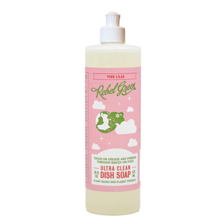 Sapone per i piatti - Pink Lilac 16 oz (unità) per la vendita all'ingrosso da parte di Rebel Green