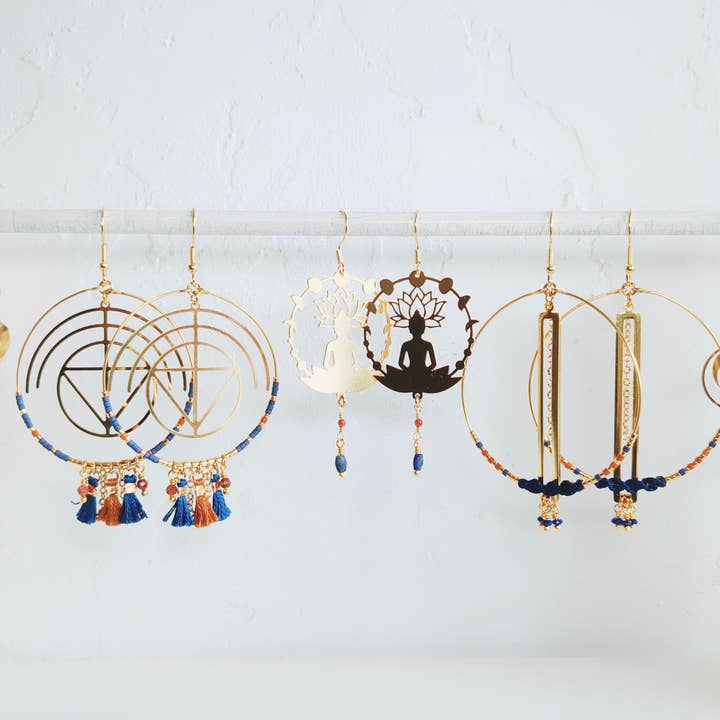 Serie BO-1 – Örhängen Bohemisk chic för wholesale av Bijoux ENORA