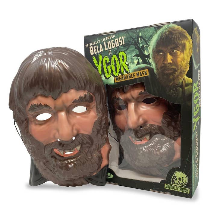 Retro-a-go-go! - Wholesale Wall Accent - Bela Lugosi is Ygor Wearable Mask - Crypt Color