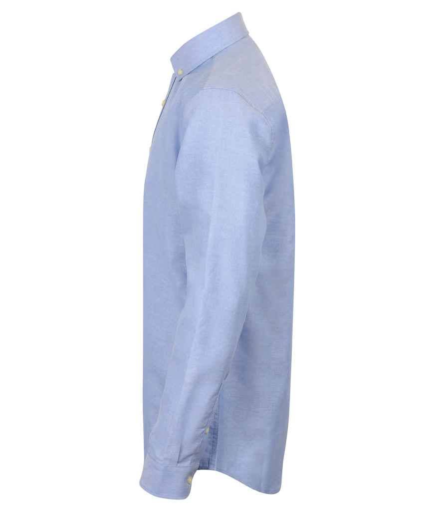 Pierre Francis - Vendita all'ingrosso Camicia button down - Uomo - Henbury - Camicia Oxford moderna a maniche lunghe dal taglio classico5