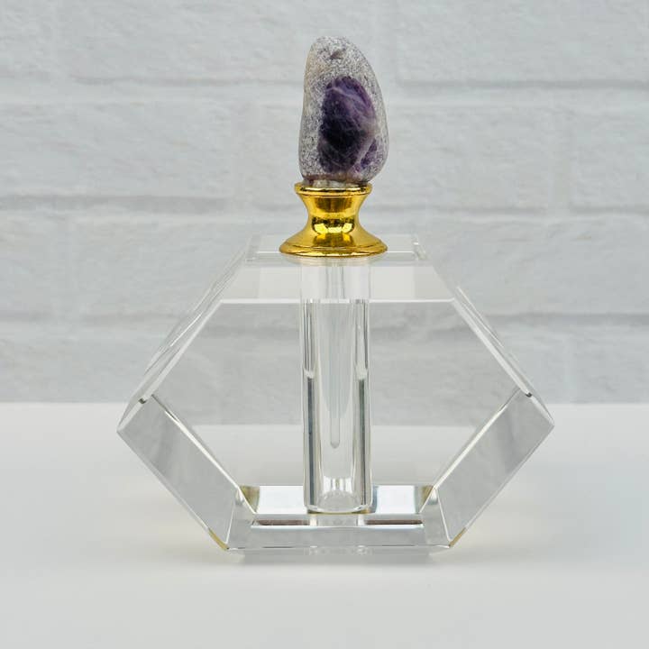 Rock Paradise – wholesale Perfume/eau de toilette – Crystal Amethyst Seer Stone Top Large Perfume Bottle4