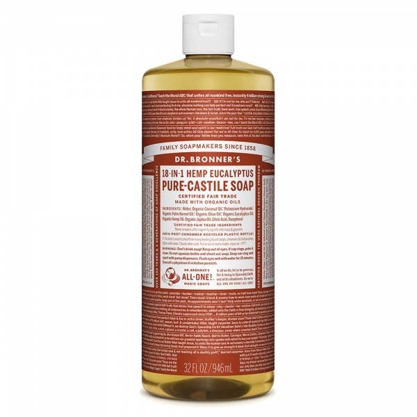 Dr. Bronner's Eucalyptus Castile Liquid Soap 946ml for wholesale by mOrganics Beauty