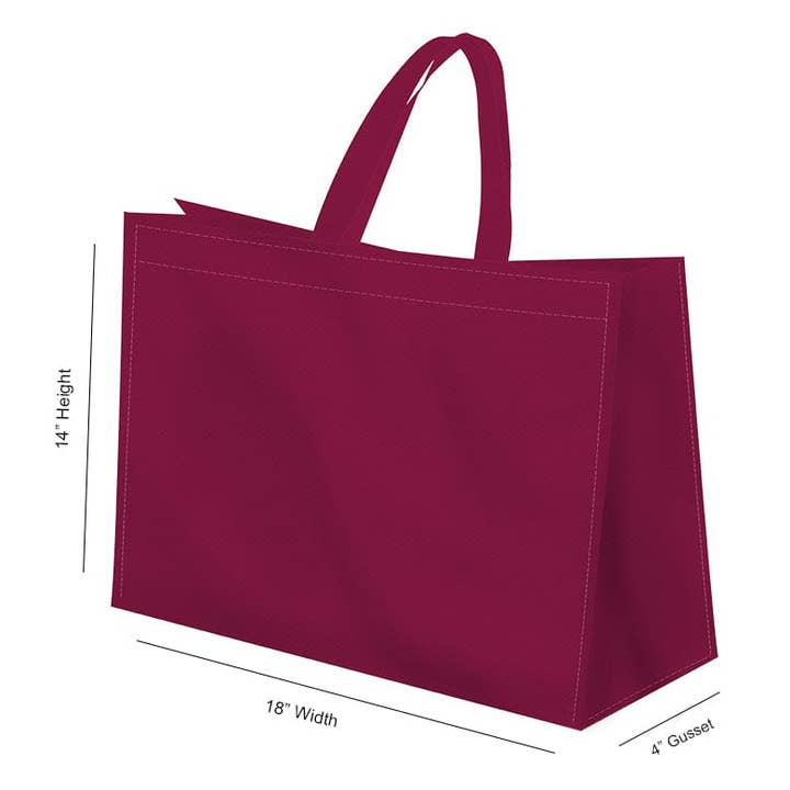 Non Woven Totes - Wholesale Tote bag – Unisex - Reusable Heavy-Duty Non-Woven Tote Bag - 18x14x4 | Custom Printed Power Tote Bags4