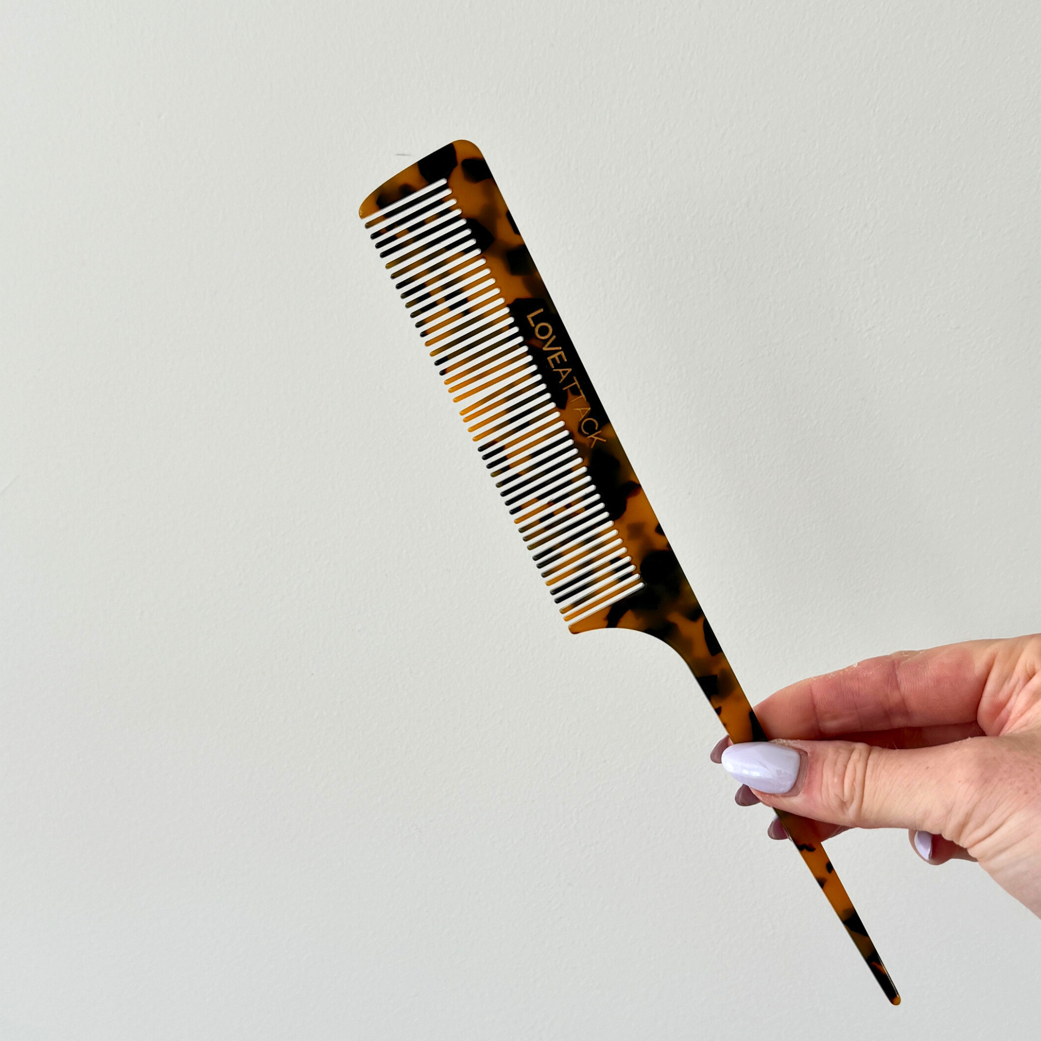 Love Attack - Wholesale Hair Brush/Comb - Cellulose Acetate Tail Hair Combs3