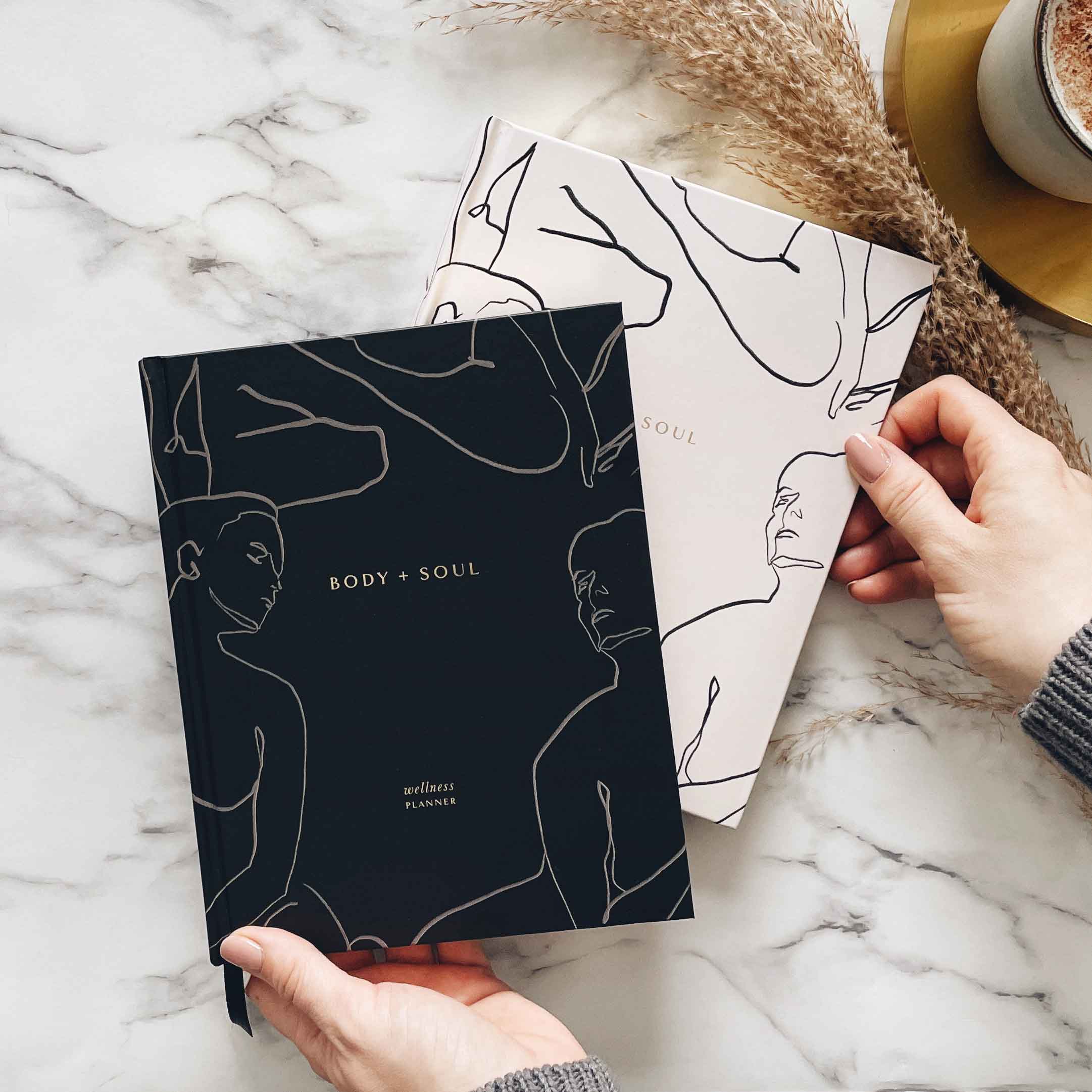 Blush And Gold – wholesale Journal/diary – Body + Soul Journal (Eclipse) gift for her, undated planner7