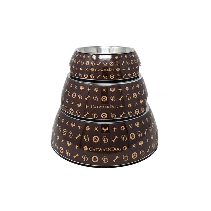 CatwalkDog - Wholesale Pet Bowl - Cat/Dog - CatwalkDog Chewy Louis 2 in 1 Dog Bowl