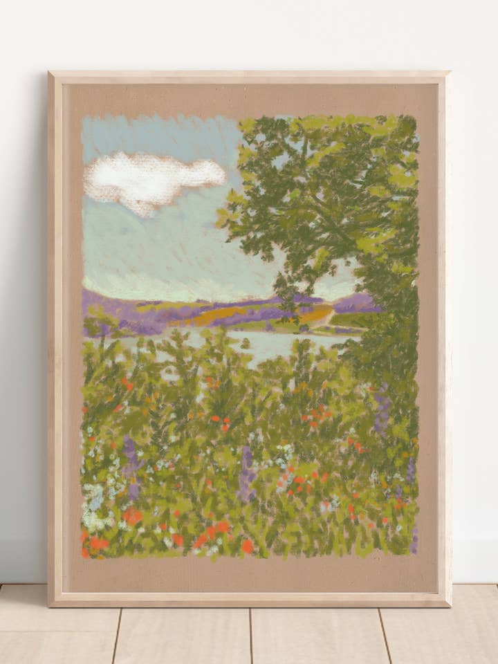 Monpardiac France Art Print for wholesale by Claire Paul