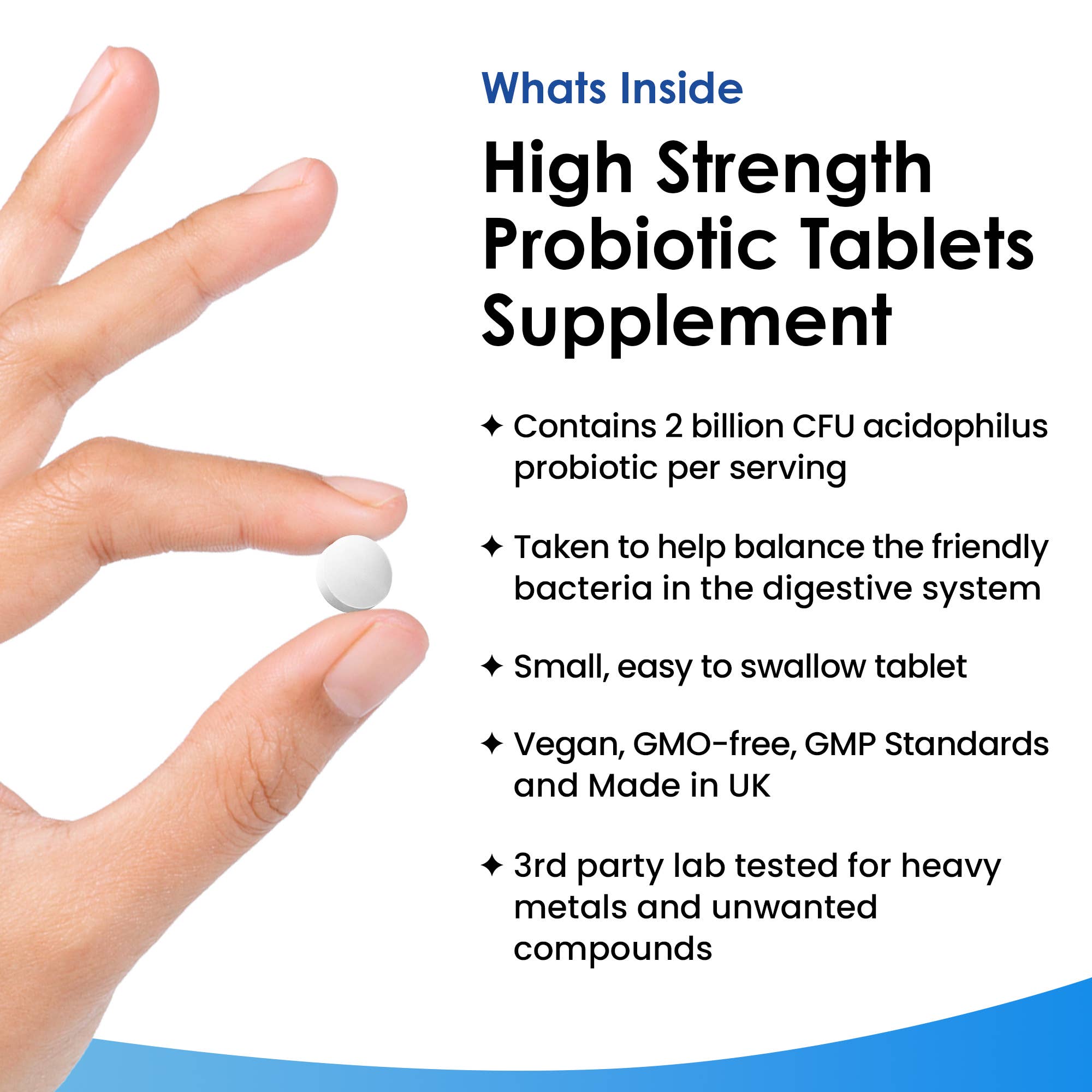 New Leaf products Ltd – wholesale Oral supplement/vitamin – Probiotic Supplements Acidophilus Tablets - Digestive & Gut1