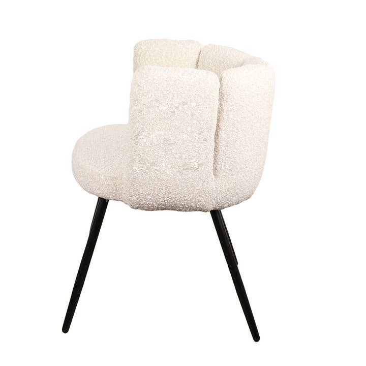 White Pearl High Five Chair (Boucle) for wholesale on Faire2