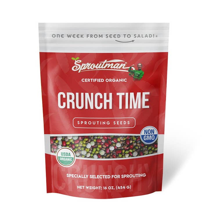 Sproutman - Wholesale Plant Seeds - Organic Crunch Time Sprouting Seed