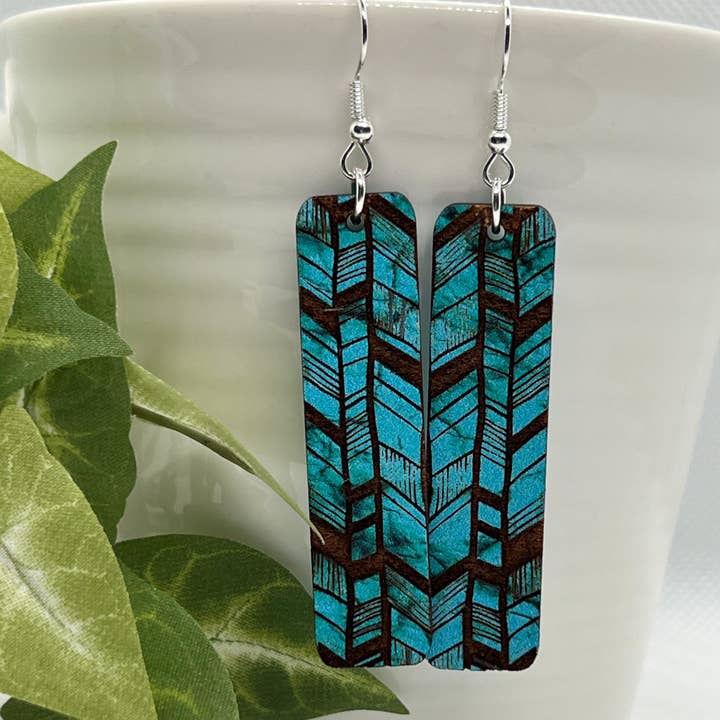 Turquoise Bar Drops for wholesale by Lady Bear Collections
