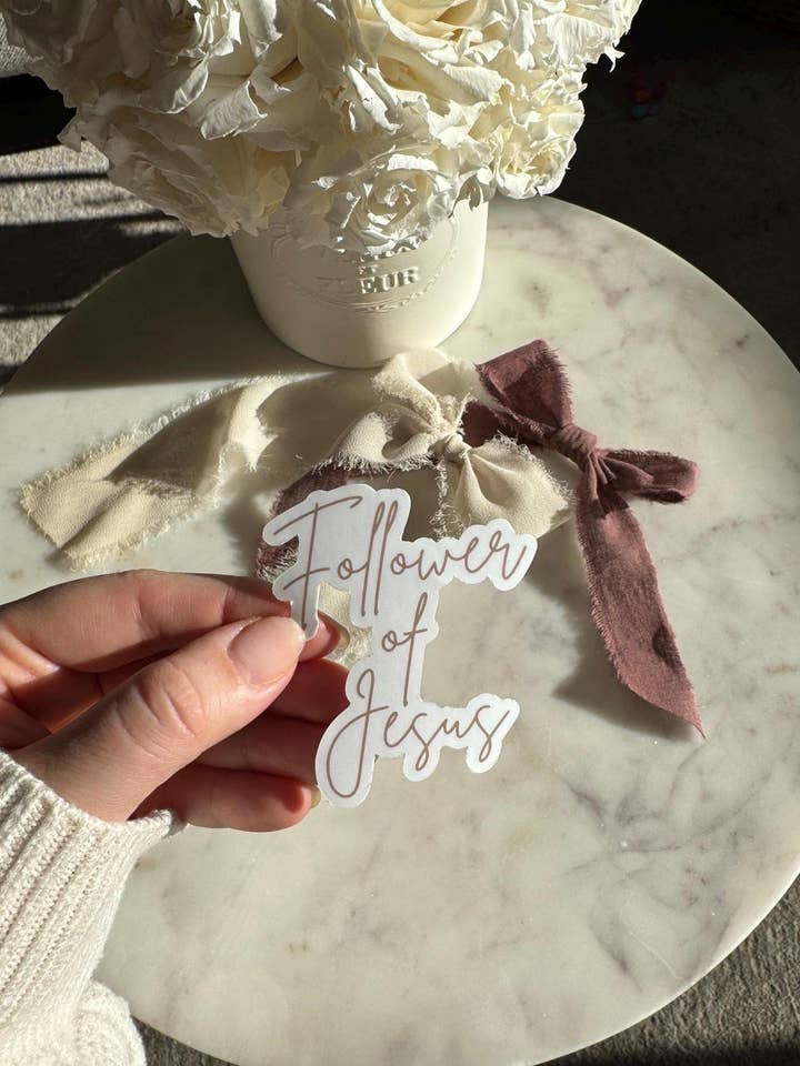 Volgeling van Jezus - Sticker voor wholesale door By Us With Love