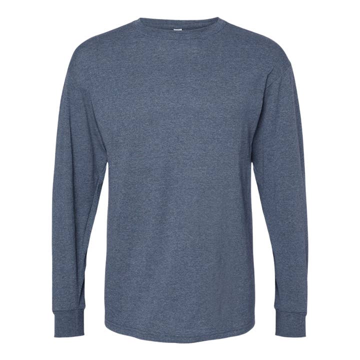 MYES BULK APPAREL - Wholesale T-Shirt - Men's - Unisex Long Sleeve Soft Touch T-Shirt | Cotton Blend7