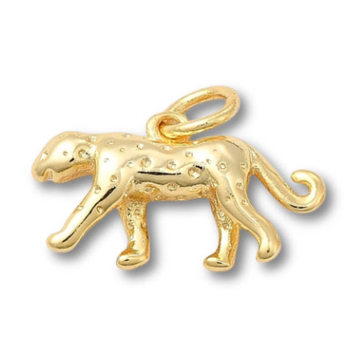Cheetah Gold Charm for wholesale by Love, Paige Designs