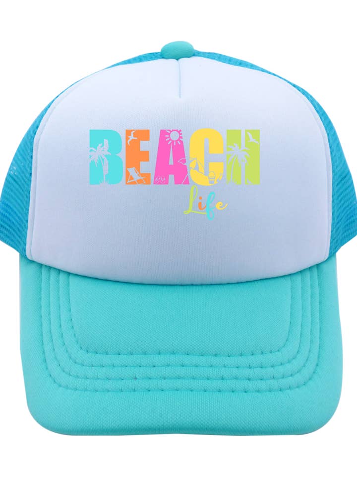 Cappello di salvataggio Aqua con Rainbow Beach per la vendita all'ingrosso da parte di Outdoorable Apparel