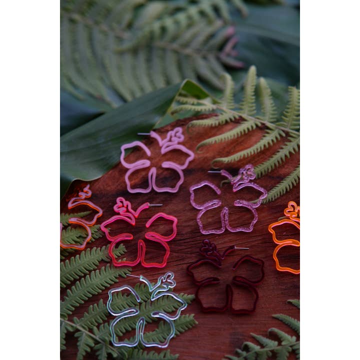 Hibiscus Hoop for wholesale by Kaumana Crochet and Crafts