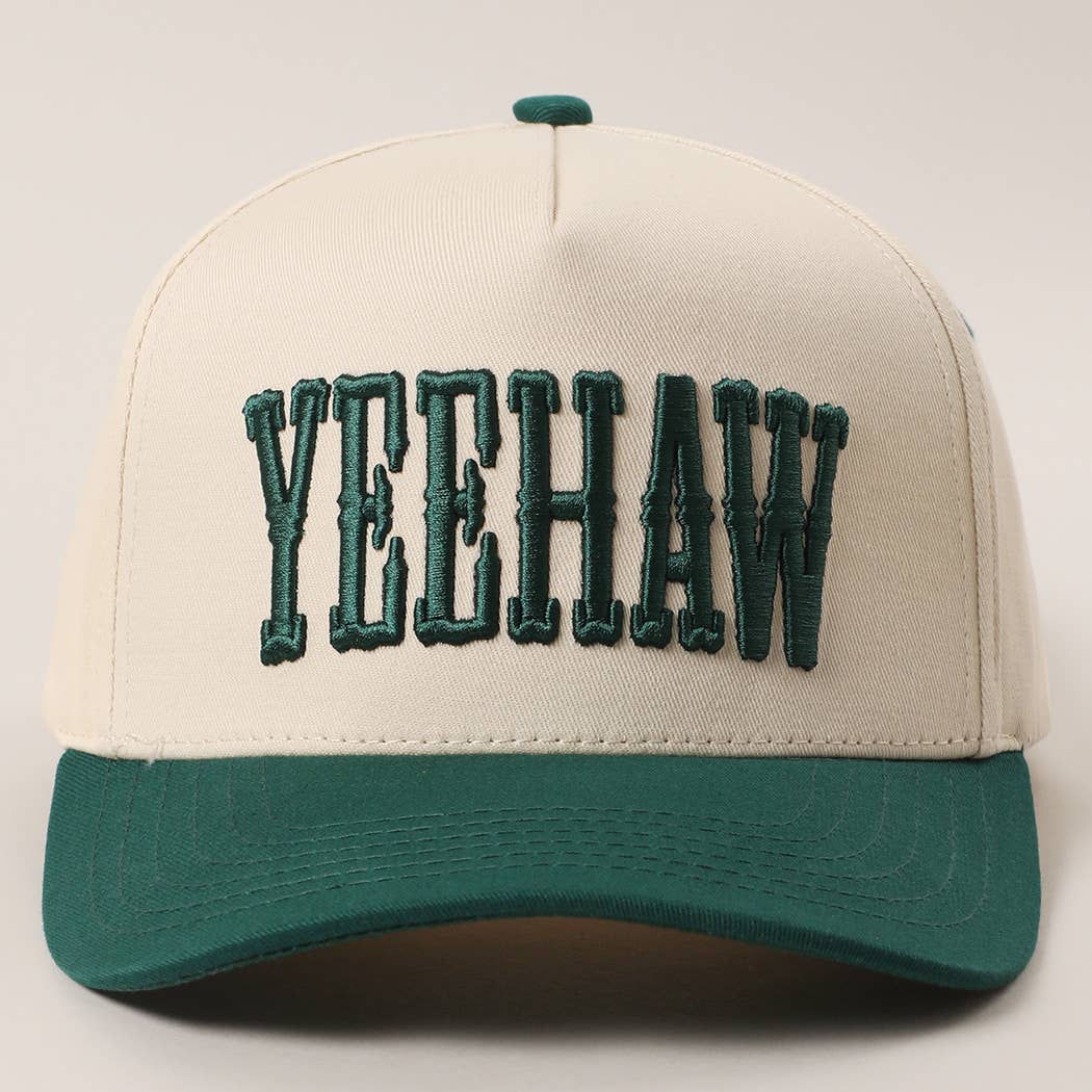 Fashion City - Wholesale Trucker Hat - Unisex - 	
YEEHAW Two-Tone Embroidered Trucker Hat11