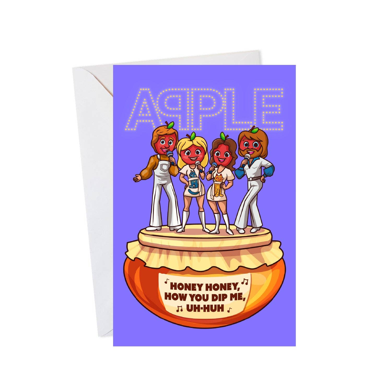 Menschions - Wholesale Rosh Hashanah Card - Abba: Honey Honey