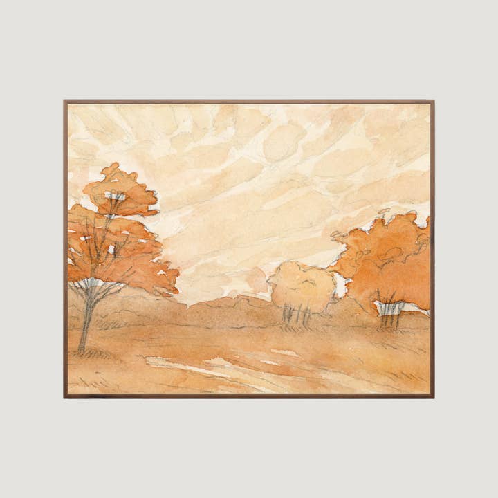 Fields of Warmth Print for wholesale by Michelle McGuire Studio
