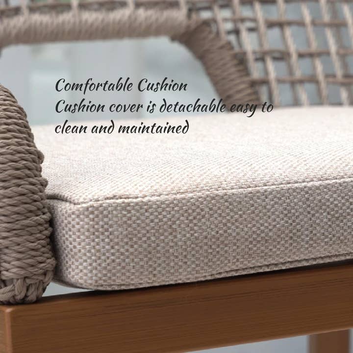 Plaid Counter Height Bar Stools Set of 4 Rattan Chair Boho Aluminum Woven Counter Stools with Back and Footrest Modern Patio Seating 24.8 Inches Outdoor Barstools for wholesale on Faire4