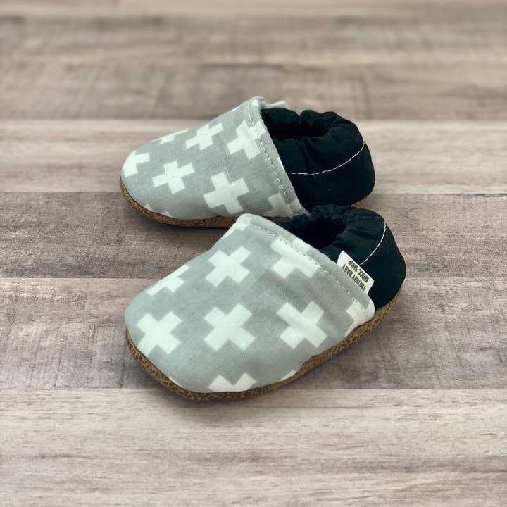 Jumbo Swiss Cross Moccasins for wholesale by Trendy Baby Mocc Shop