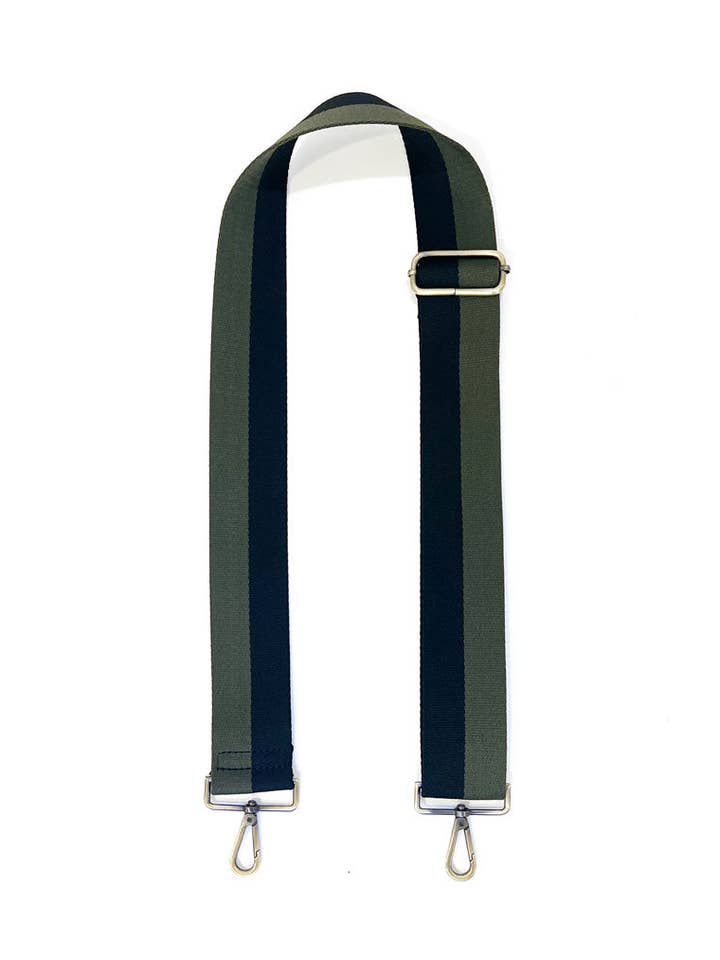 Zweifarbiges Armband in Schwarz und Olivgrün, austauschbarer Taschengurt für den Großhandel von Bodomint