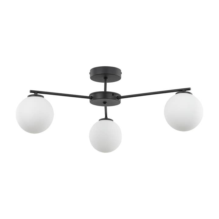 ELTON Black Scandinavian Ceiling Lamp 3 for wholesale by LumoCrafts