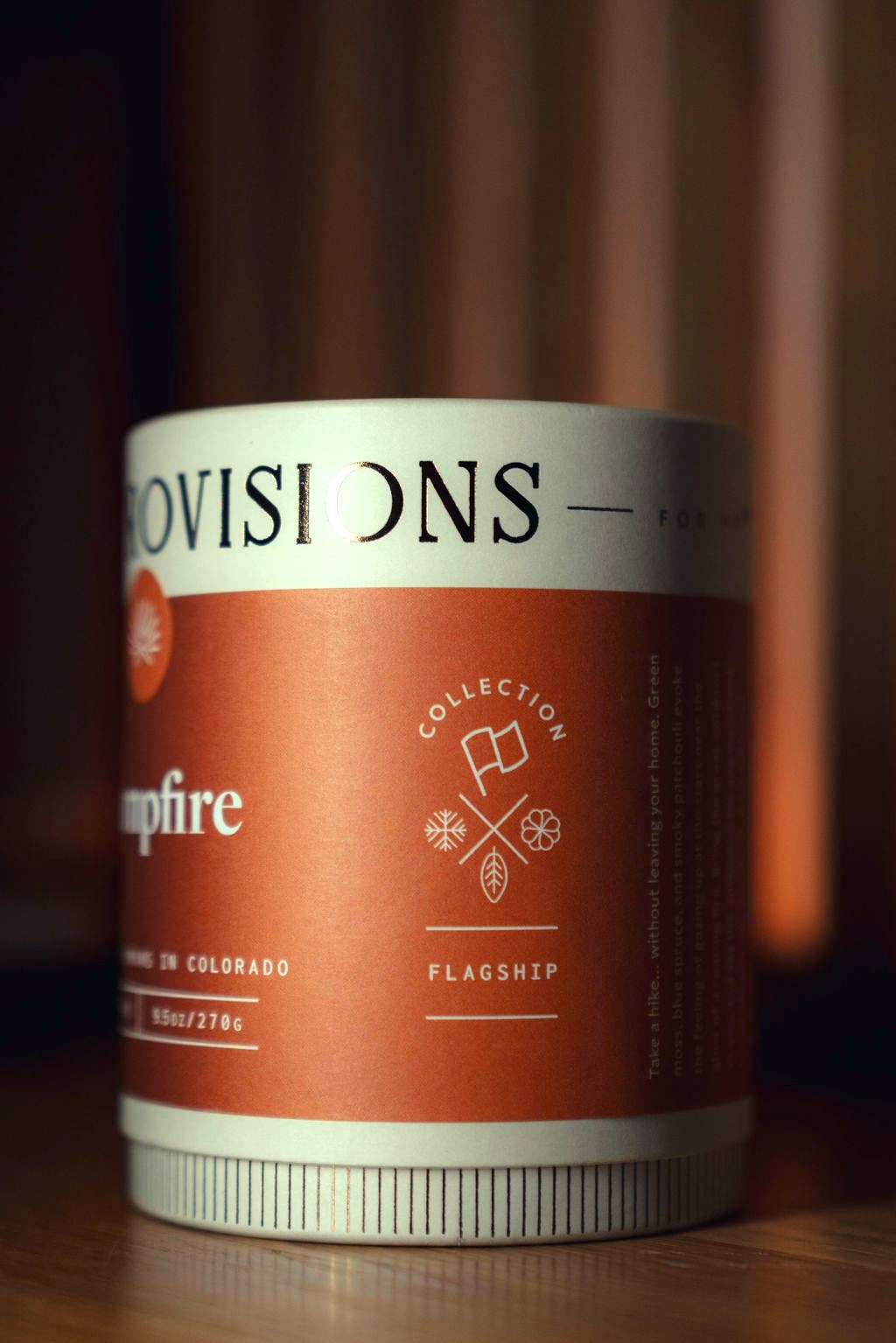 Light Provisions - Wholesale Jar/Filled Candle - 9.5 oz Campfire Candle 8