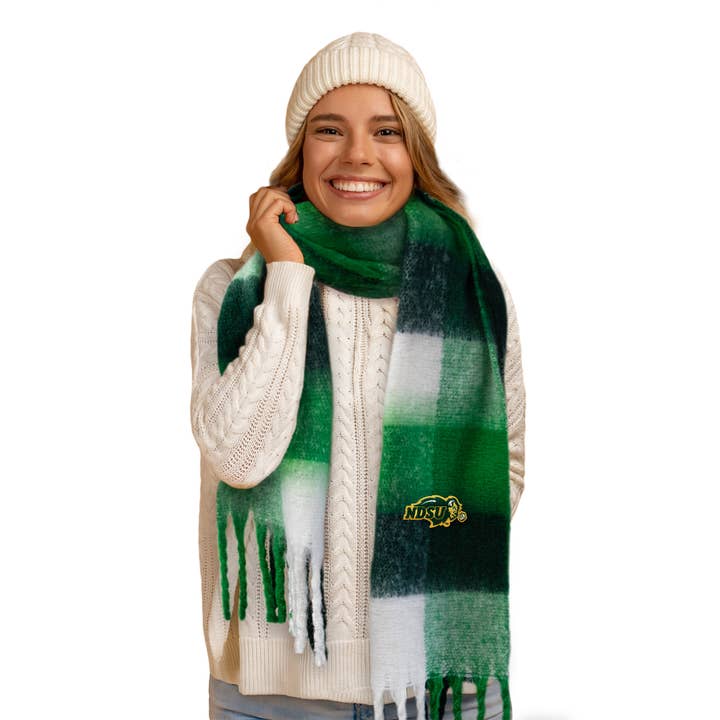 Little Earth Productions - Wholesale Scarf - Unisex - NCAA North Dakota State Bison Super Soft Scarf1