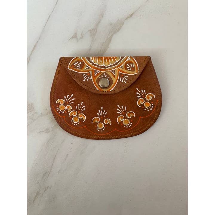 Malala leather coin purse for wholesale by GRL Collective
