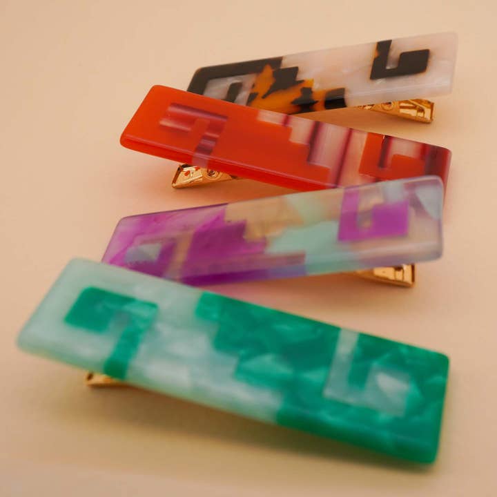 Barrettes à cheveux Greca pour la vente par Paulina Otero