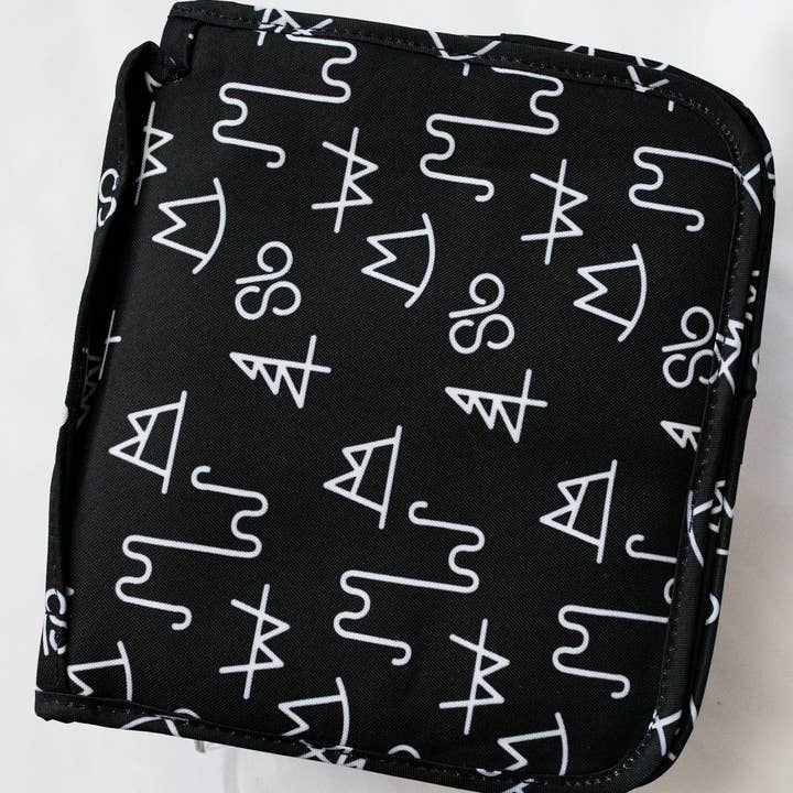 The Front Porch Label - Wholesale Toiletry Bag - Women's - Black Brand Shower Tote3