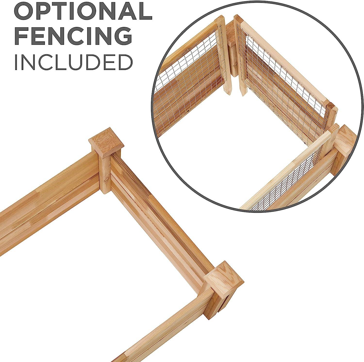 Jumbl – Großhandel Hochbeet – Jumbl Kräutergarten-Hochbeet, 25,4 x 121,9 x 61 cm3