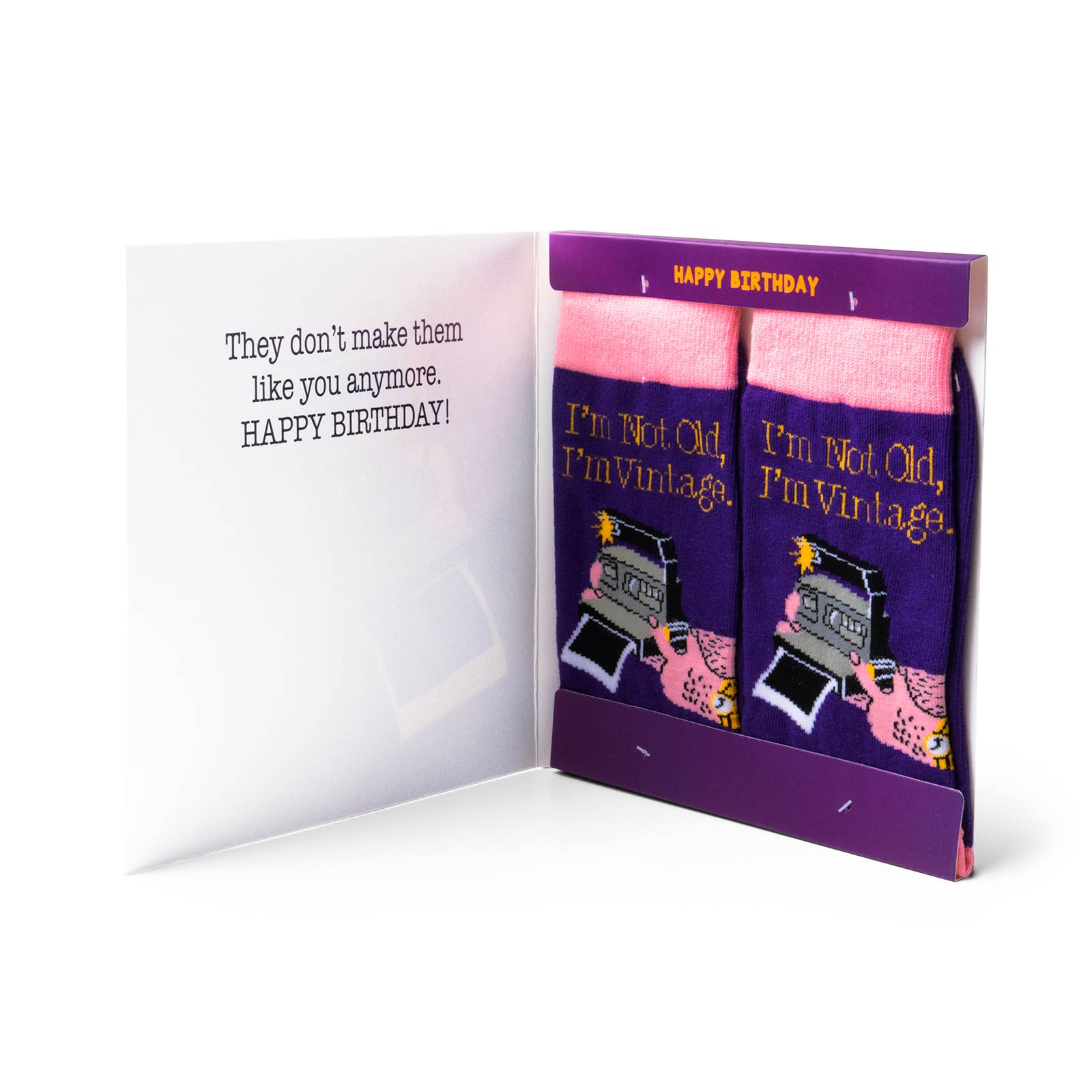 DM Merchandising - Vendita all'ingrosso Calzini - Unisex - Set regalo calzini con biglietto d'auguri « IT'S YO BIRTHDAY » Two Left Feet39