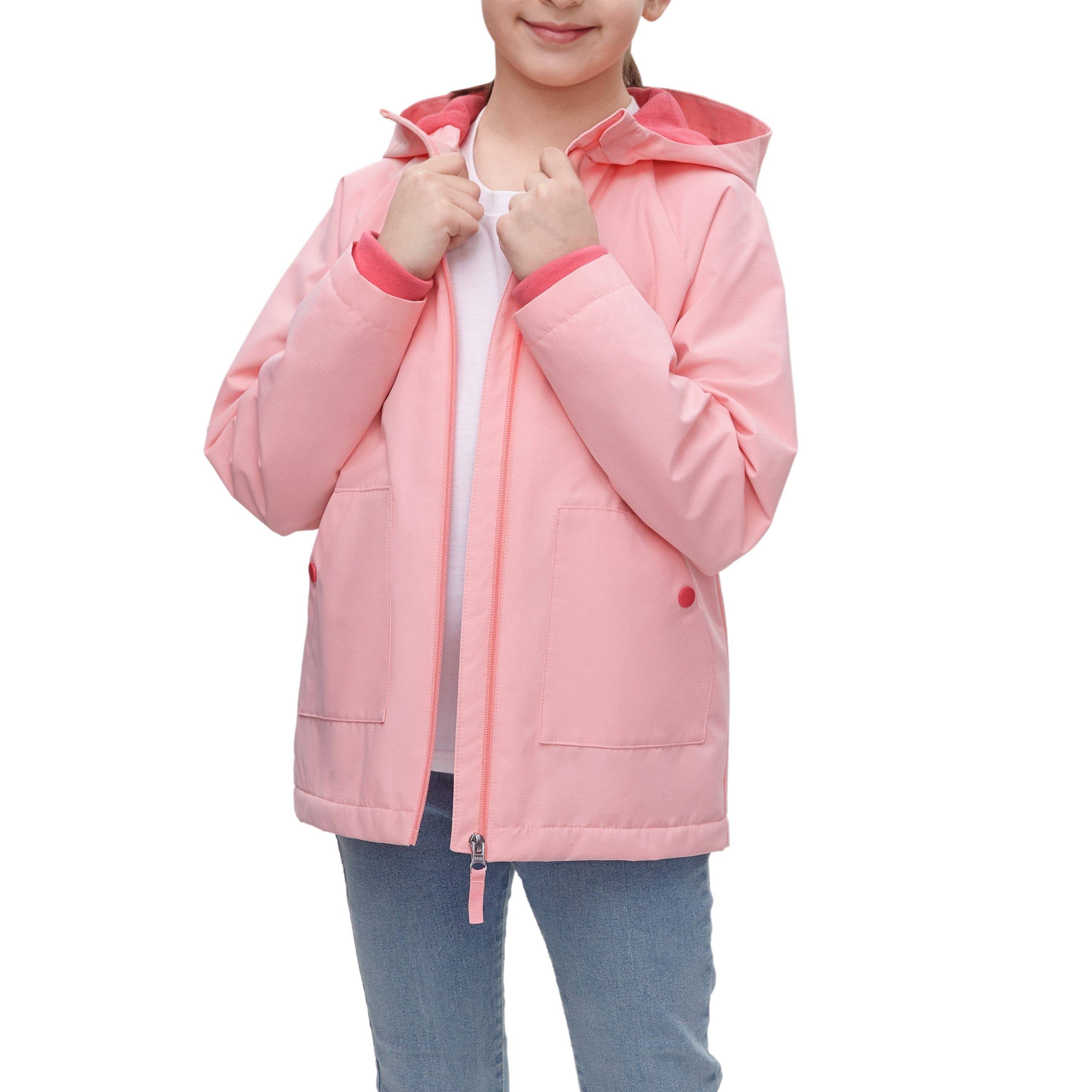 Rokka & Rolla - Wholesale Windbreaker - Kids - Girls' Ripstop Windbreaker Deluxe Jacket8