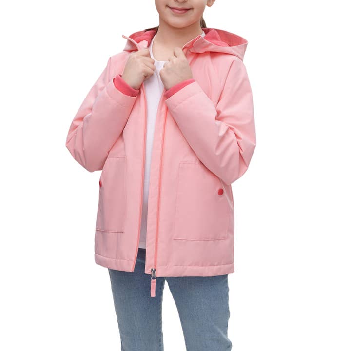 Rokka & Rolla - Wholesale Windbreaker - Kids - Girls' Ripstop Windbreaker Deluxe Jacket8