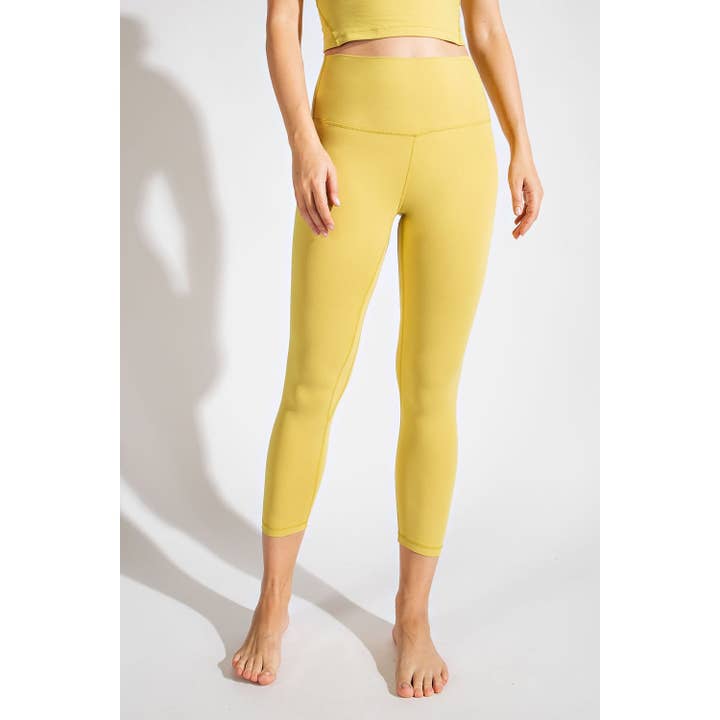 Rae Mode - Wholesale Fashion Leggings - Women's - CAPRI LENGTH YOGA PANTS WITH TWO-LINE INSEAM