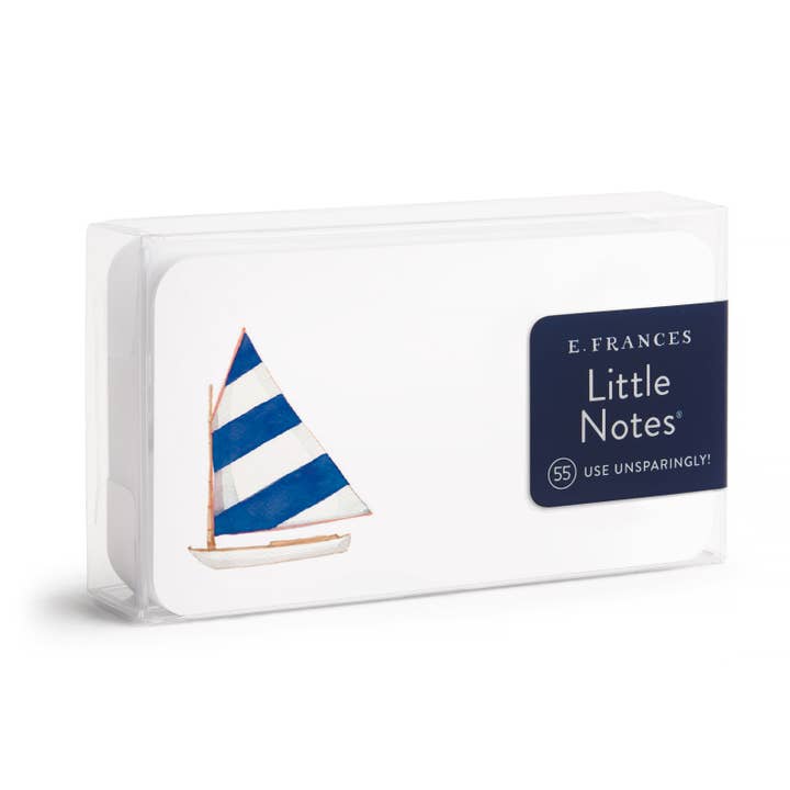 Sailboat Little Notes® | Sailing Notecards NEW 55 count for wholesale by E. Frances Paper