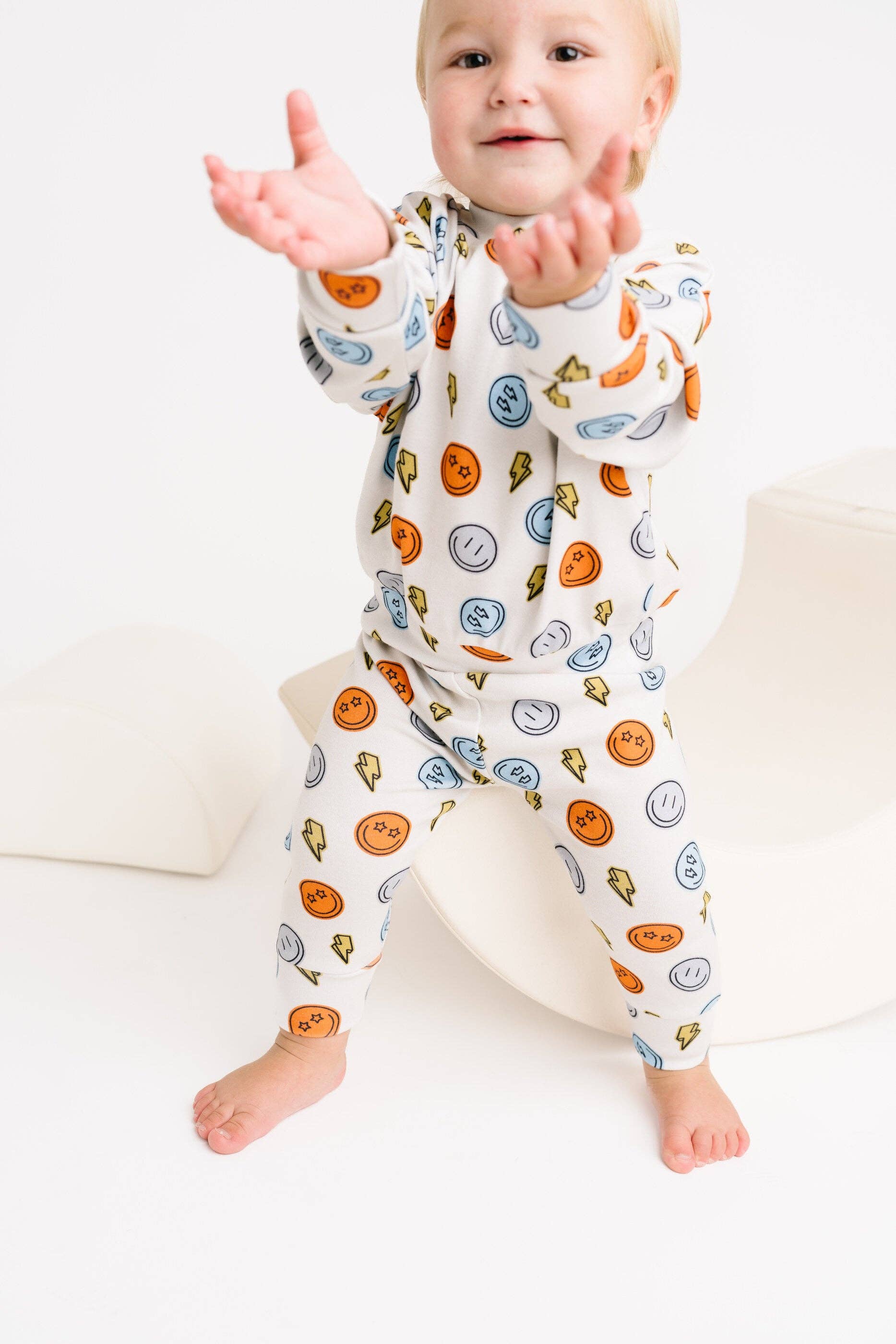 Wholesale Electric Smiley Crewneck Set for your store - Faire