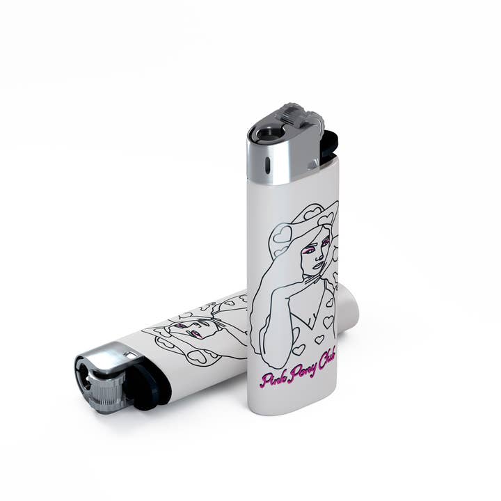 jeganmones - Wholesale Lighter - Chappell Roan Cowboy Hat Pink Pony Club Lighter