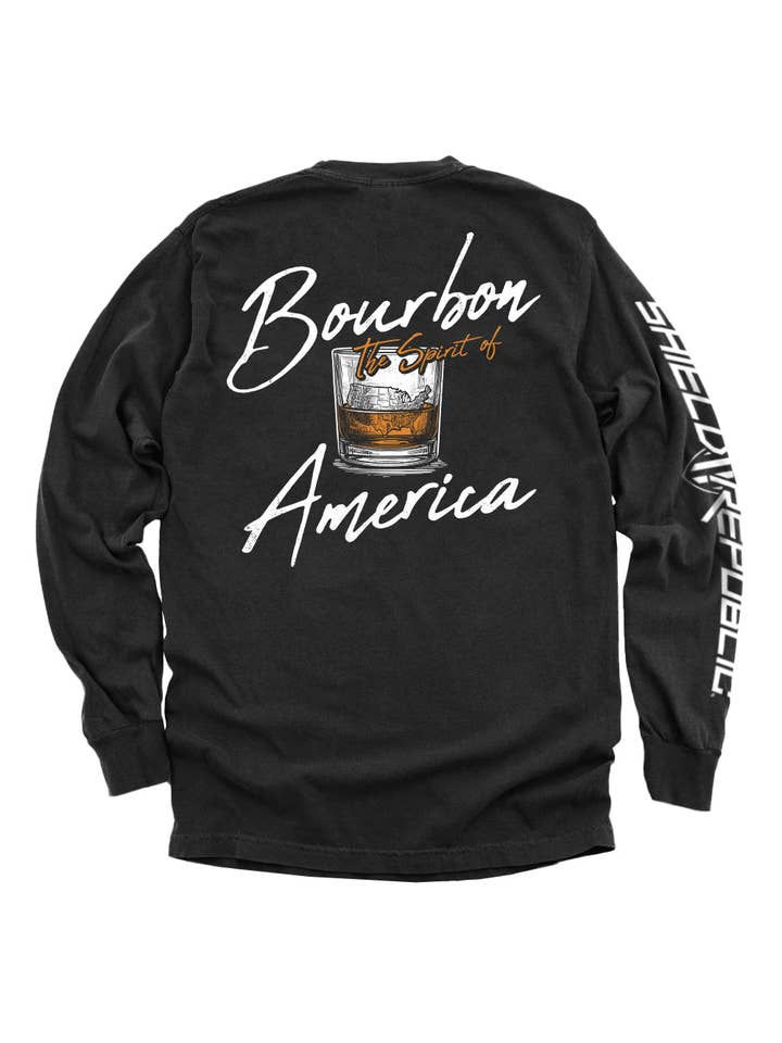 Shield Republic - Wholesale Screen Printed T-Shirt - Men's - Bourbon The Spirit of America2