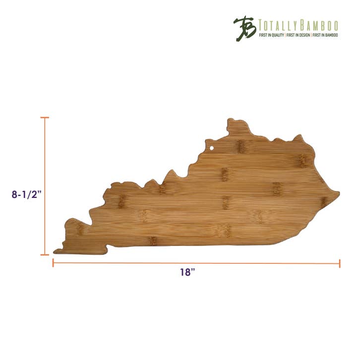 Totally Bamboo - Wholesale Cutting Board - Kentucky State-Shaped Bamboo Serving & Cutting Board