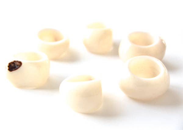 Artyfactos - Vente Rond de serviette - Anneaux de serviette en noix de tagua3